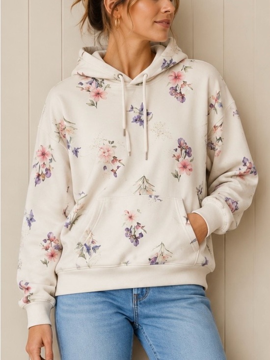 Roots Tops - Roots Original Floral Kanga Hoodie